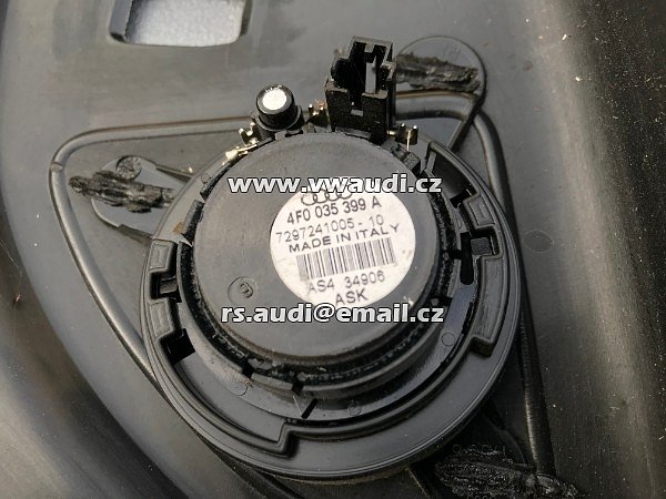  4L0 867 609 Audi Q7 4L      Výškový reproduktor pravý + Krytka  P. P .Dveře - 4