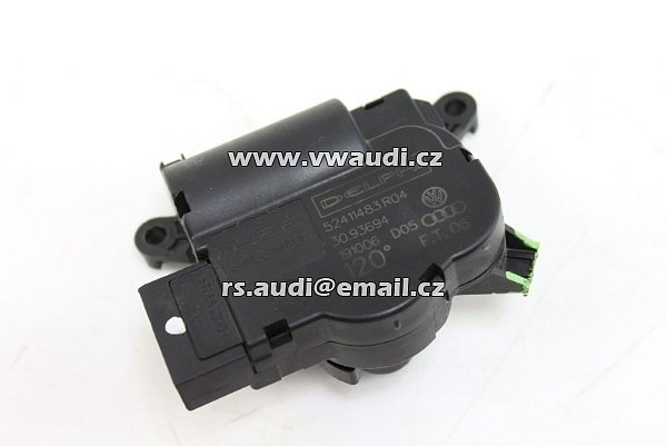 7H0 907 512C VW  T5 Multivan Sharan 7N Servomotor klapky topení Delphi 52411483 - 4