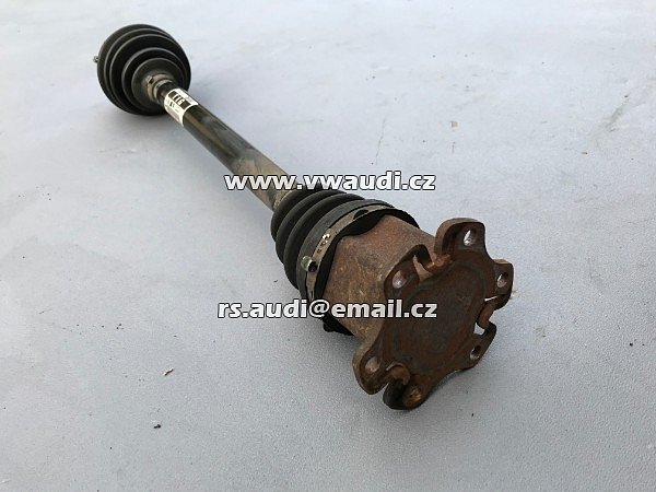 4F0 407 271G Audi 46 4F C5 2006 - 2010 4x4 Quattro 6st manuál.  poloosa hnací hřídel prvovýroba Strana Levá řidič přední náprava  - 2