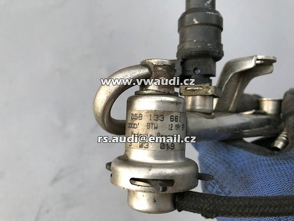  058 133 681 /  058 133 681 AUDI A4, A6, VW, 1.8, 97-01  Vstřikovací lišta k motoru 1,8 ADR  - 3