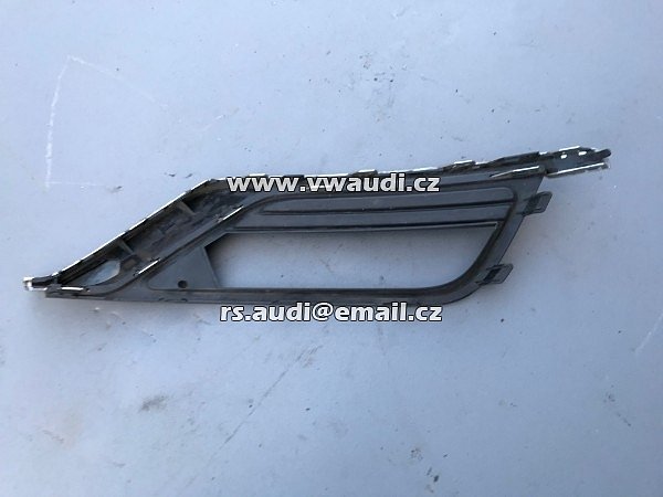  3G0 853 665E VW  Passat Alltrack B8   Plast na mlhovku mřížka do nárazníku spodní levá řidič  - chrom -  Mlhovka přední mlhové světlomety  - 2
