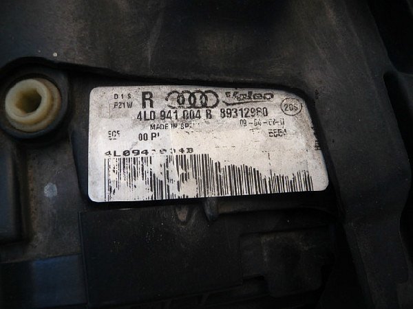 Světlomet xenon Audi Q7 4L0 941 004B - 5