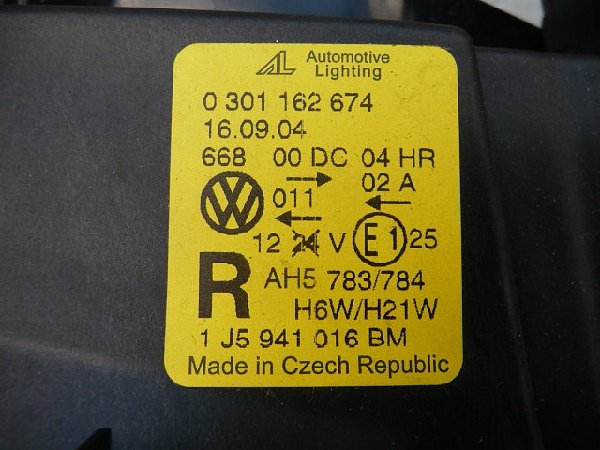 Světlomet xenon VW Bora pravý1J5 941 016BM - 4