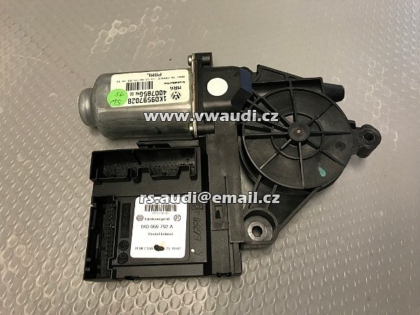 1T0 959 702B Golf 5  . Caddy , Touran 1T 2005 -  El. Motor stahování spouštění okna el.stahovačky  spolujezdce -  pravé přední dveře - 2