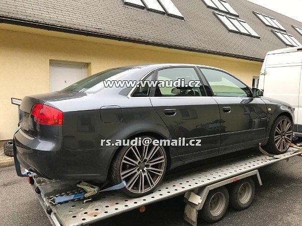 -AUDI A4 8E 2006 - 2007 NÁHRADNÍ DÍLY motor 2,0 L benzin ALT 96 kW - - barva LX7Z Audi LX7Z Delphingrau - 16