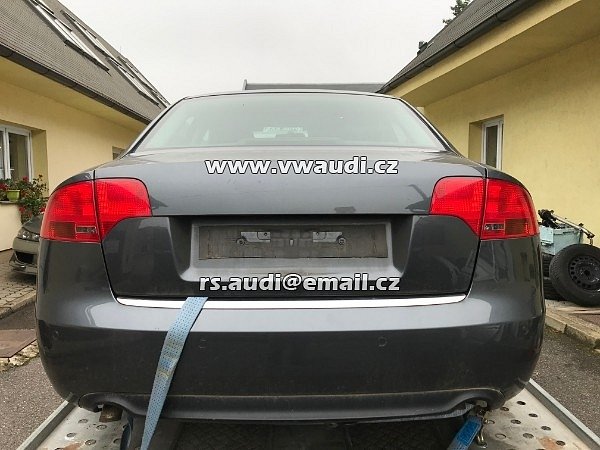 -AUDI A4 8E 2006 - 2007 NÁHRADNÍ DÍLY motor 2,0 L benzin ALT 96 kW - - barva LX7Z Audi LX7Z Delphingrau - 26