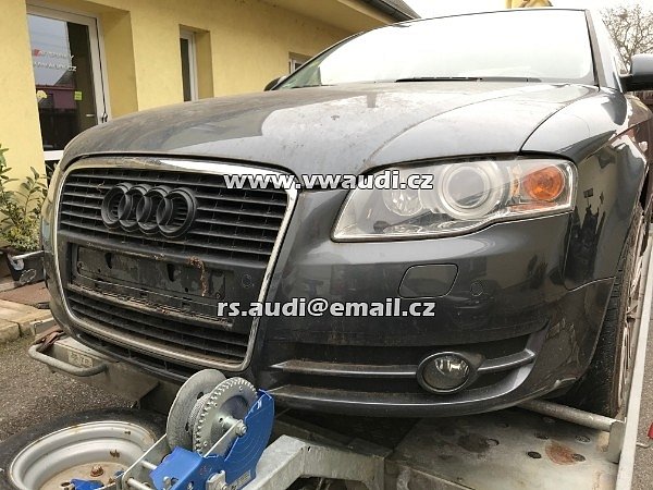 -AUDI A4 8E 2006 - 2007 NÁHRADNÍ DÍLY motor 2,0 L benzin ALT 96 kW - - barva LX7Z Audi LX7Z Delphingrau - 24