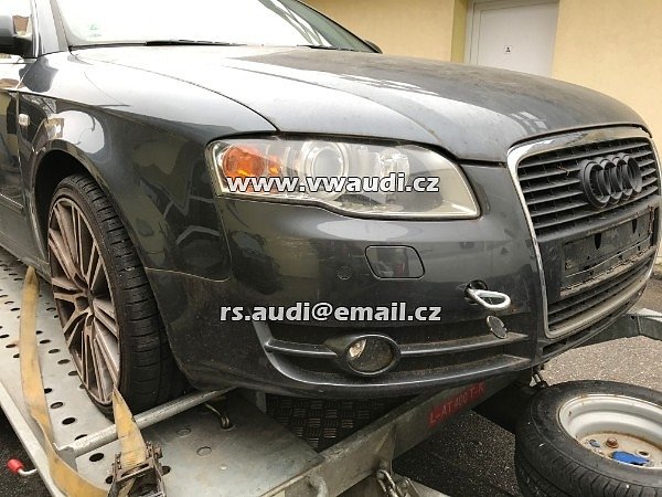 -AUDI A4 8E 2006 - 2007 NÁHRADNÍ DÍLY motor 2,0 L benzin ALT 96 kW - - barva LX7Z Audi LX7Z Delphingrau - 23