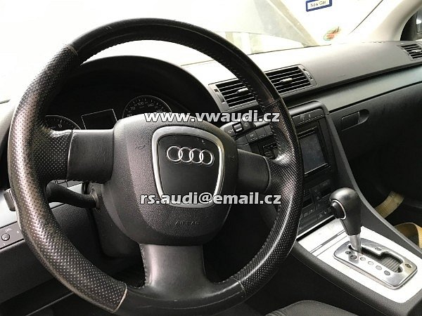 -AUDI A4 8E 2006 - 2007 NÁHRADNÍ DÍLY motor 2,0 L benzin ALT 96 kW - - barva LX7Z Audi LX7Z Delphingrau - 19