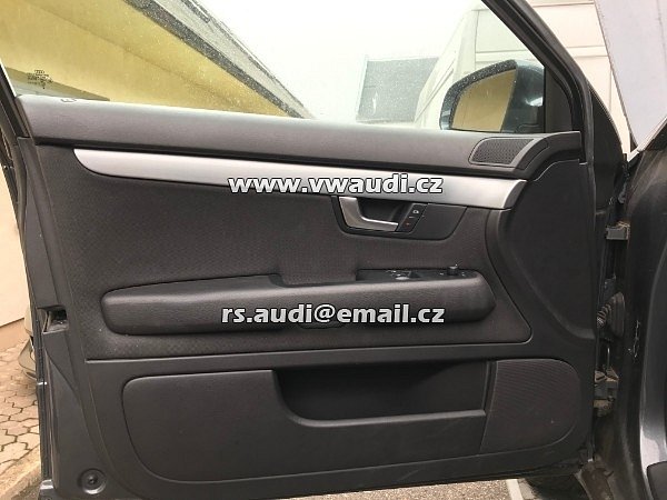 -AUDI A4 8E 2006 - 2007 NÁHRADNÍ DÍLY motor 2,0 L benzin ALT 96 kW - - barva LX7Z Audi LX7Z Delphingrau - 2