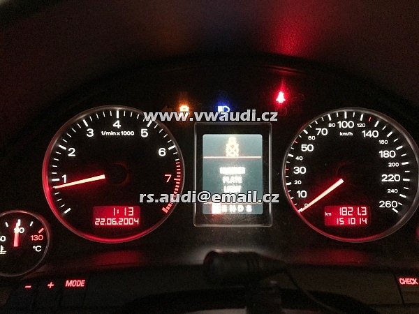 Tachometr Přístrojovka  Audi A4 B6 B7 2,0 L ALT - 2