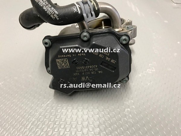 04L 128 063 P   VW Audi Seat Skoda     Hrdlo skrtici klapky, Řídicí klapka, Přívod vzduchu - 3