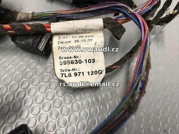 7L6 971 120G  KABELÁŽ  kabel svorkovnice kabely dveře  Touareg 1 7L - 2