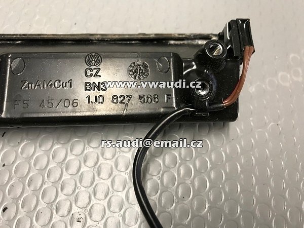 1J0 827 566F VW TOUAREG 7L - PORSCHE CAYENNE spínač klika otevření zadního víka  Klika víka zavazadlového prostoru  - 4