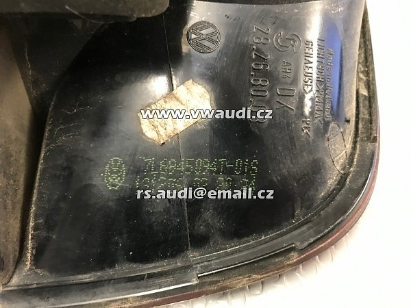 7L6 945 094T VW TOUAREG 7L 2007  zadní lampa svítilna na víko Pravá zadní  - 3