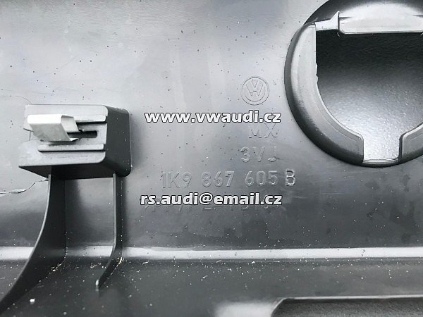 1K9 867 605 B  VW Golf 5/ 6  MK 5 6 V /VI Variant  kombi  tapecírunk obložení plast zadních výklopných dveří  páte zadní dveře víko  tapecírung  dekl - 3