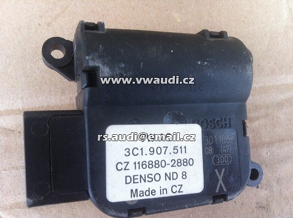 3C1 907 511  Servomotor nastavovací  klapky topení - 2