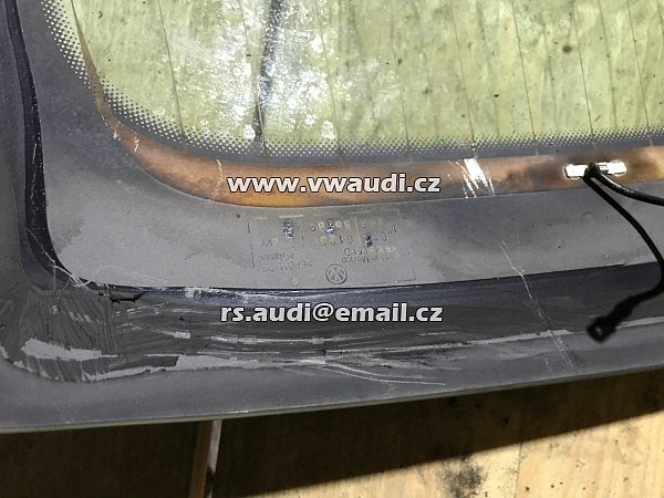  1K9 840 51D Okno sklo zadní na dveře víko kufru Golf 5 /6  V/VI  MK 5 MK 6  Variant Kombi  vyhřívané okno  - páté dveře výklopné  zadní vrata - 3
