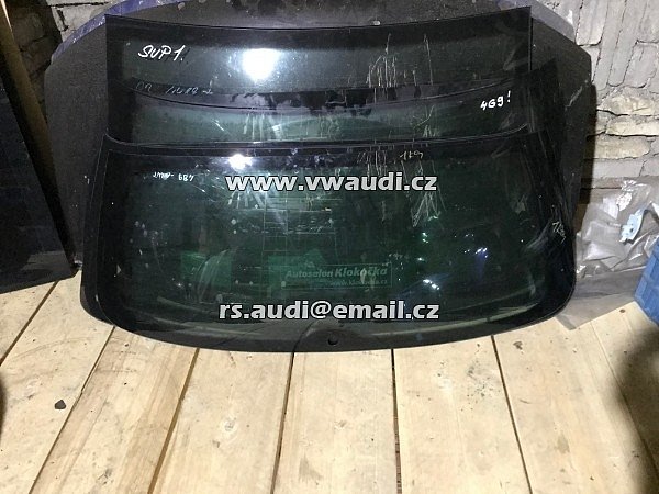  1K9 840 51D Okno sklo zadní na dveře víko kufru Golf 5 /6  V/VI  MK 5 MK 6  Variant Kombi  vyhřívané okno  - páté dveře výklopné  zadní vrata - 5
