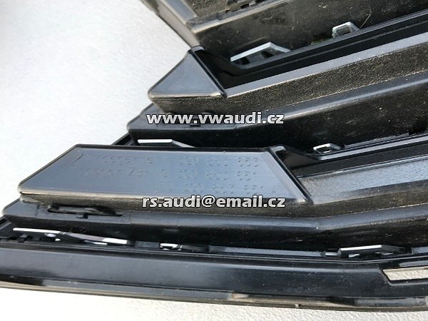 3G0 853 651 Passat B8 3G 3G0  Maska mřížka grill - přední maska do kapoty + znak chrom lišty - 8