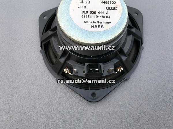 8L0 035 411A  Audi A3 8L Reproduktor  REPRO přední  levý / pravý   reprák - 4