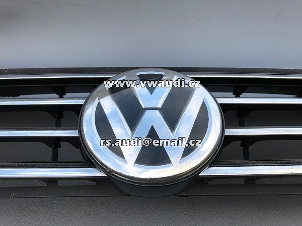 OE 3G0 853 651 VW Passat B8 3G 3G0 2015 -   Maska mřížka grill - přední maska do kapoty + znak chrom lišty - 4