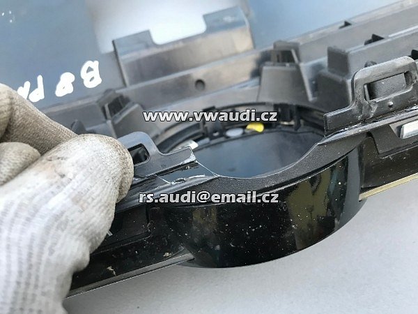 OE 3G0 853 651 VW Passat B8 3G 3G0 2015 -   Maska mřížka grill - přední maska do kapoty + znak chrom lišty - 7