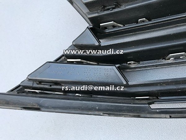 OE 3G0 853 651 VW Passat B8 3G 3G0 2015 -   Maska mřížka grill - přední maska do kapoty + znak chrom lišty - 8