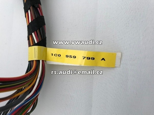 KABELÁŽ 1C0 959 799A  ABELÁŽ samostatně kabel svorkovnice kabely k konfotní jednotce  kabelový svazek  - 5