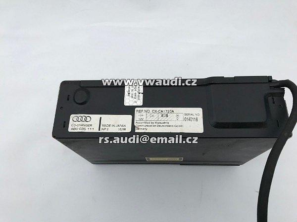 4B0 035 111 A6 Audi A4 S4 RS4 B5 Avant Lim CD měnič zásobník 6 CD - 2