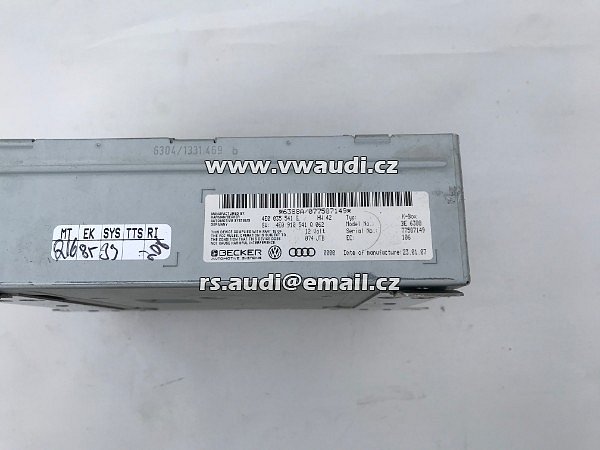  4E0 035 541S Audi Q7 4L 2007 radiovy tuner - 2