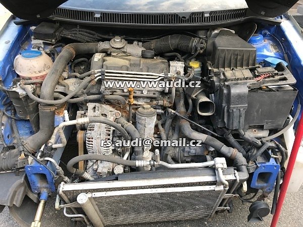  VW Polo 9N 1.4 TDI   Kabeláž motoru . kabelový svazek k motoru . kabelová sada . Motorkabel . elektrika motorů  - 3
