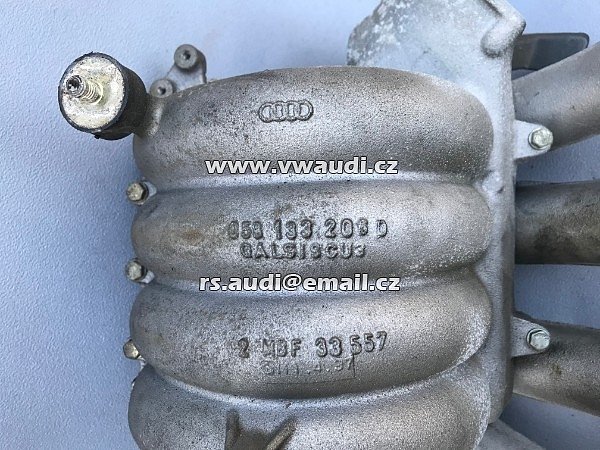 058 133 206D   .  058 133 205 B  Sání motoru kolektor Audi A6 1.8 92KW 125PS Motor ADR AUDI A4 B5 A6 C5 - 2