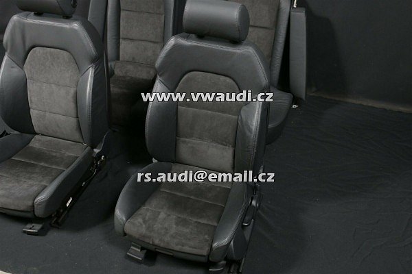 Audi A6 4F kožené sedačky kůže Alcantara sportovní sedadla sedadla kožená sedadla - 2