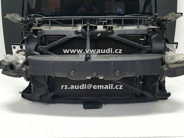 KOMPLETNÍ předek vozu   Audi A3 8V 2.0 TDI  přední část vozidla     Přední kapota Blatník spoiler nárazník xenon  - 2