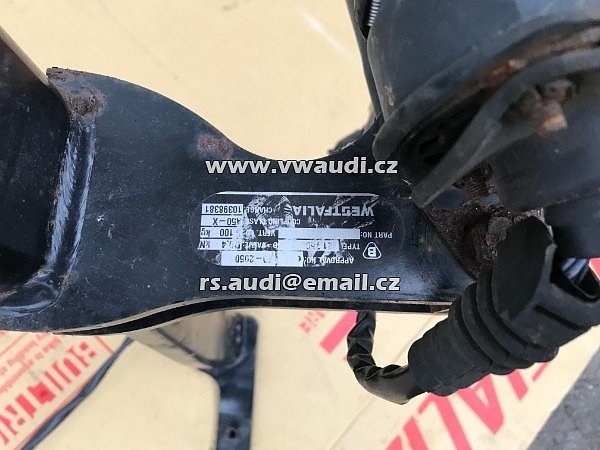  Westfalia 321 750 V W GOLF 5 + 6 Kombi Variant  - Tažné zařízení originál . Koule tažné hák tažný . - 4