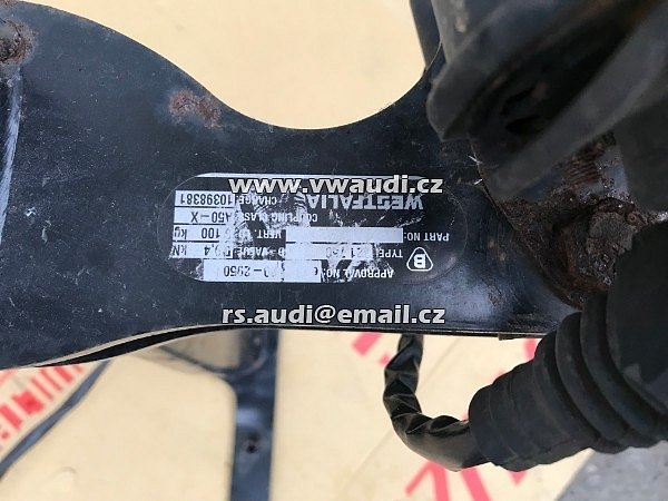  Westfalia 321 750 V W GOLF 5 + 6 Kombi Variant  - Tažné zařízení originál . Koule tažné hák tažný . - 6