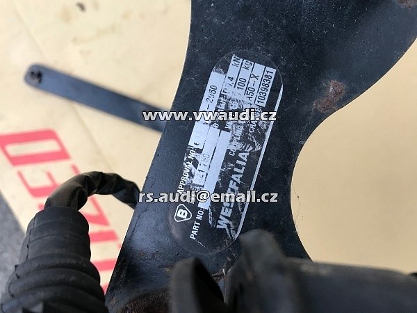 Westfalia 321 750 V W GOLF 5 + 6 Kombi Variant  - Tažné zařízení originál . Koule tažné hák tažný . - 7