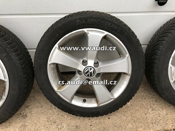 Al kola 17&quot; PASSAT CC  sada na zimu zimní pneu 205/50 R17  MICHELIN Alpin A4 - 3