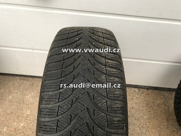 Al kola 17&quot; PASSAT CC  sada na zimu zimní pneu 205/50 R17  MICHELIN Alpin A4 - 8