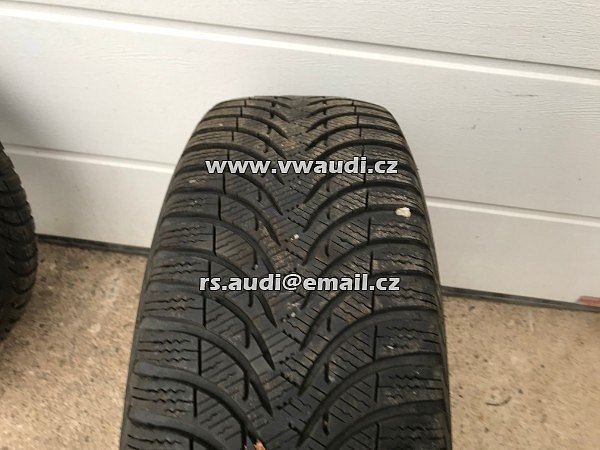 Al kola 17&quot; PASSAT CC  sada na zimu zimní pneu 205/50 R17  MICHELIN Alpin A4 - 9