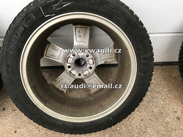 Al kola 17&quot; PASSAT CC  sada na zimu zimní pneu 205/50 R17  MICHELIN Alpin A4 - 14