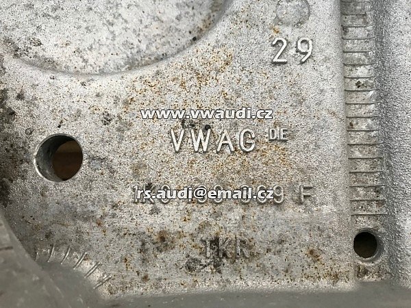 1K0 199 369 F VW Golf 6 MK6 VI  Přední náprava  1K0 199 369 F  Nápravnice - držák agregátů / most saně pod motor / - 3