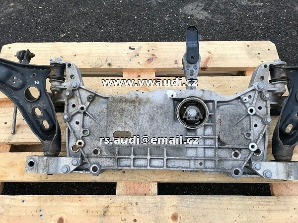 1K0 199 369 F VW Golf 6 MK6 VI  Přední náprava  1K0 199 369 F  Nápravnice - držák agregátů / most saně pod motor / - 4