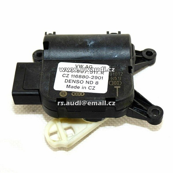 3CO 907 511R, 3CO907511R, 3co 907 511r Servomotorek topení pro nastavení klapky cirkulace vzduchu  VW Passat 3C B6 B7 - 2