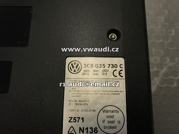 3C8 035 730C, 3C8035730C, 3c8 035 730c Bluetooth  VW Tiguan 5N 3C8035730C  Bluetooth jednoteka podporující iPhone  - 6