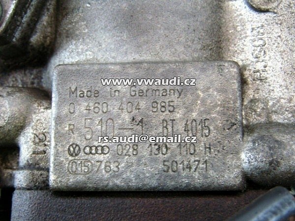 028 130 110H, 028130110H, 028 130 110h Bosch 0460404985 028130110H VW Passat B5 1998 1Z AHU 66 kW 90PS  - 5