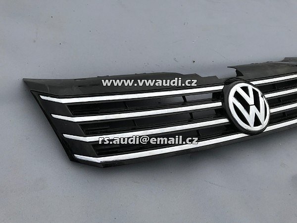  3AA 853 651 OQE  3AA 853 653  3AA 853 651     mřížka maska přední grill  VW Passat 3C B7 chrom / černá s vysokým leskem - 4