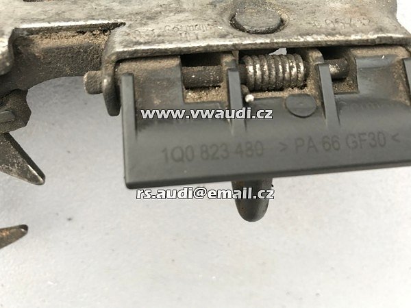  1Q0 823 480 . 1QO 823 480 Zámek kapoty VW GOLF V VI JETTA III IV EOS SHARAN horní část Do kapoty na kapotu  - 6