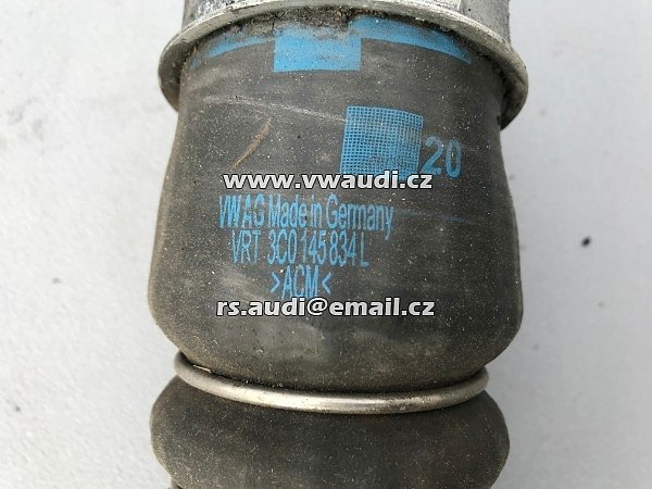 3C0 145 834L  Trubka VW Passat B6 2.0 Diesel Turbo Intercooler Hadice Flexibilní hadice tlaková  - 3